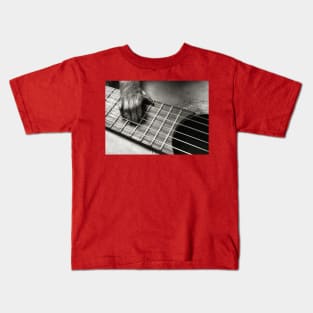 Guitarist Monkey Musician Kids T-Shirt